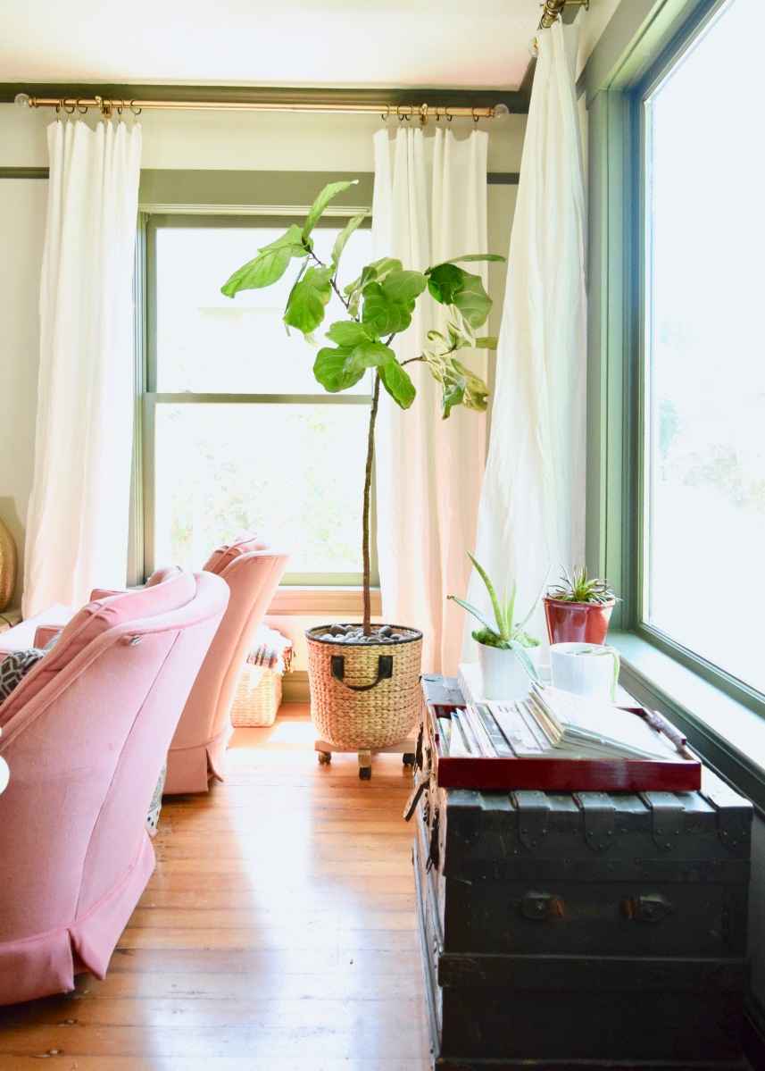 Easiest Way to Hem Curtains (Ikea no-sew hem) - Living My Home Life